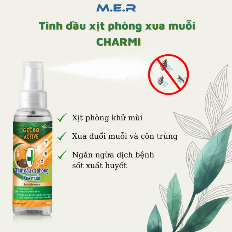 Tinh dầu xịt chống muỗi Charmi | CÔNG TY TNHH M.E.R