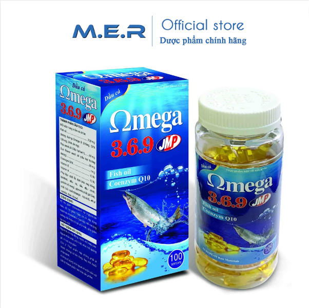 Viên dầu cá Omega 3.6.9 hỗ trợ bổ mắt, tim mạch, trí não ( xanh ) | CÔNG TY TNHH M.E.R
