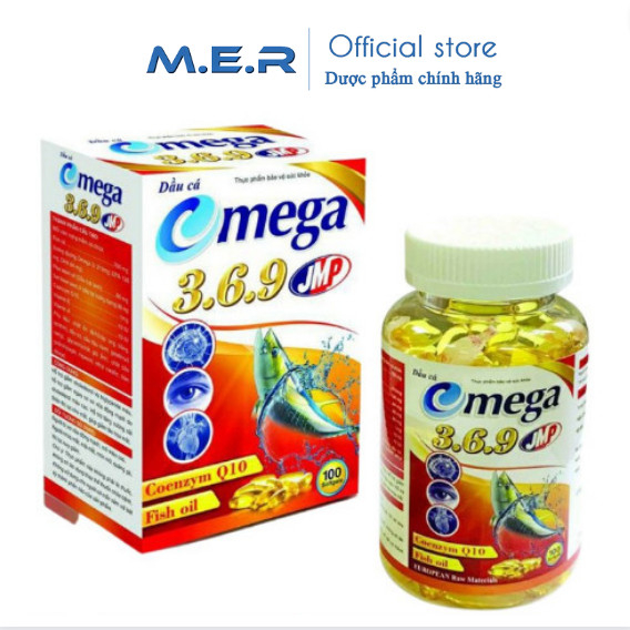 Viên dầu cá Omega 3.6.9 hỗ trợ bổ mắt, tim mạch, trí não ( đỏ ) | CÔNG TY TNHH M.E.R