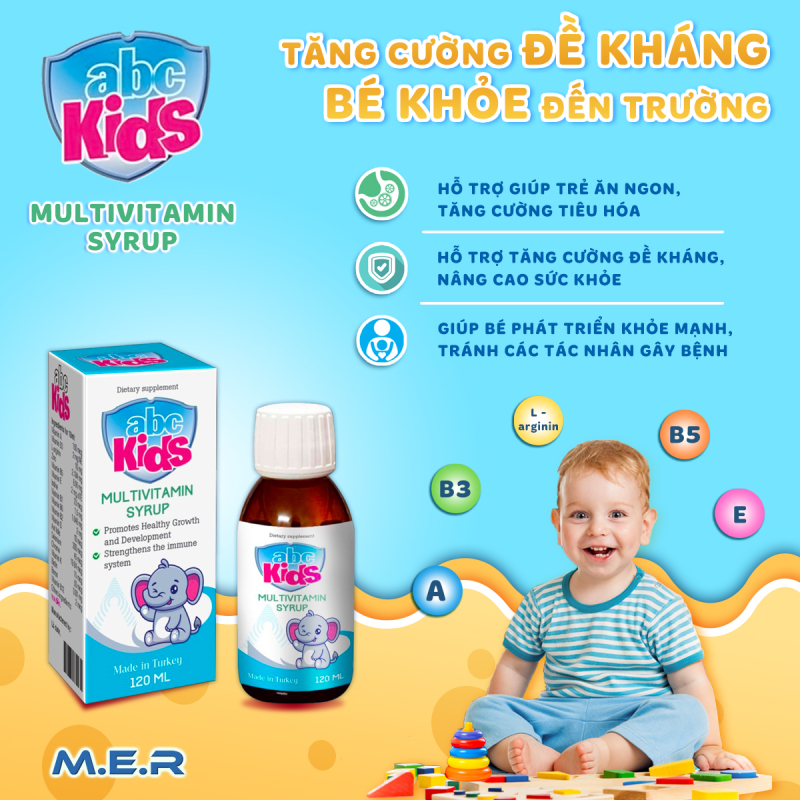 Siro Vitamin ABC Kids - bổ sung vitamin và khoáng chất | CÔNG TY TNHH M.E.R