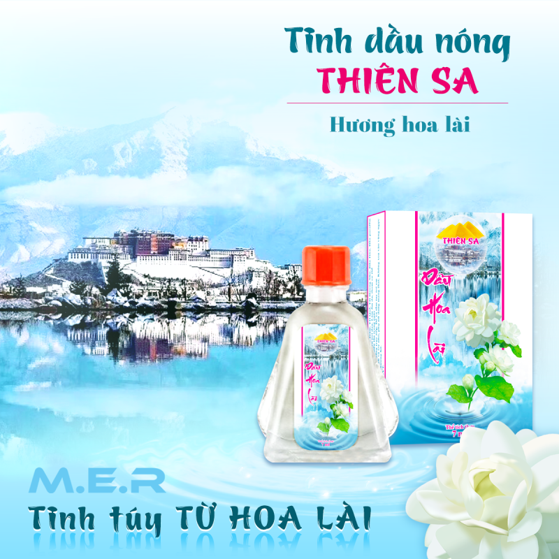 Tinh dầu nóng Thiên Sa - hương hoa lài ( Chai 3ml ) | CÔNG TY TNHH M.E.R