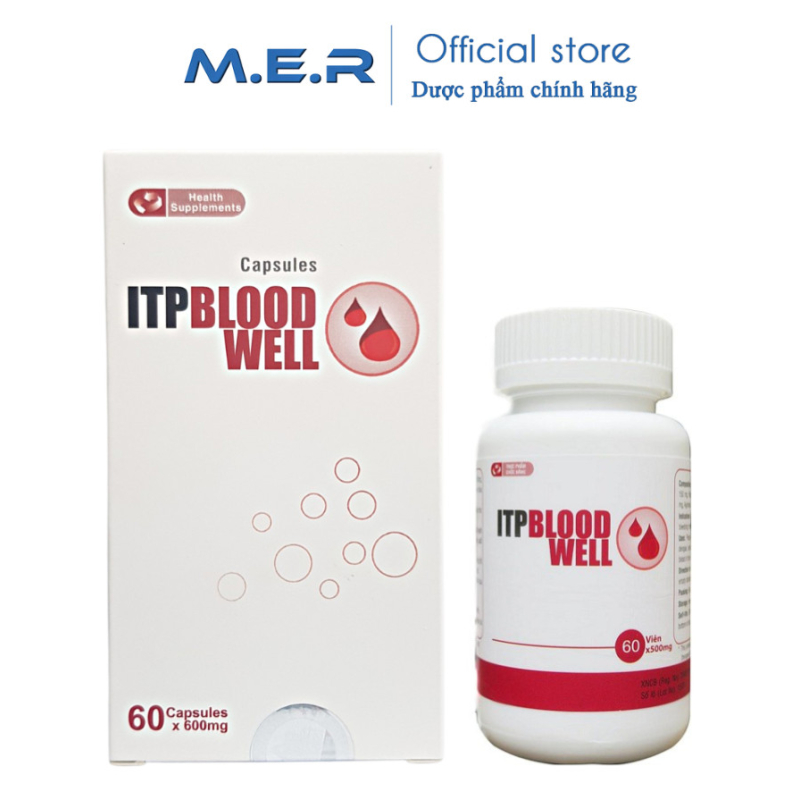 Viên uống ITP Bloodwell giúp cầm máu, lương huyết, hỗ trợ tốt cho người giảm tiểu cầu | CÔNG TY TNHH M.E.R