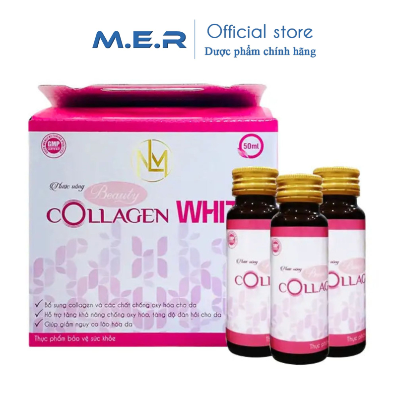 Nước uống Beauty Collagen White (6 Chai x 50ml) | CÔNG TY TNHH M.E.R